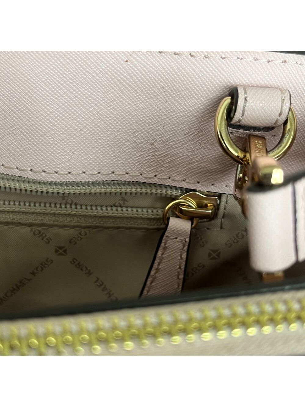 Michael Kors Pink Satchel Crossbody with Wallet - Picture 13 of 16